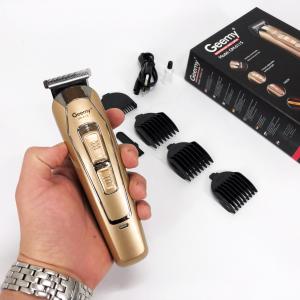 Машинка для стрижки GEMEI GM-6115, машинка для стрижки волосся домашня. Колір: бежевий