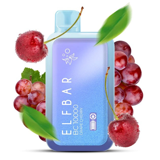 Elf Bar BC10000. Виноград Вишня (Grape Cherry)