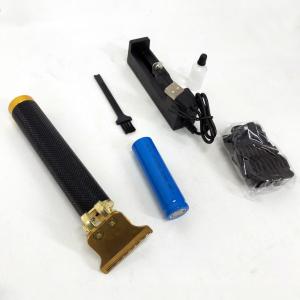 Акумуляторна машинка для стрижки волосся та бороди T9, 4 насадки (1.5, 2, 3, 4 мм), триммер бездротовий