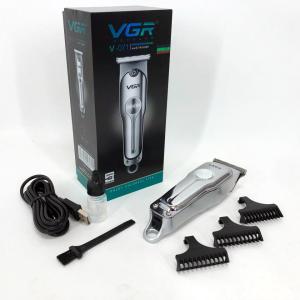 Машинка для стрижки волосся акумуляторна VGR V-071 тример для бороди та вусів, окантувальна машинка