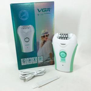 Жіночий професійний Епілятор для тіла VGR V-705, епілятор від акумулятора. Колір: зелений