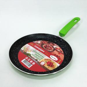 Сковорідка для млинців 23 см Con Brio СВ-2324 Eco Granite, сковорода з індукційним дном Green