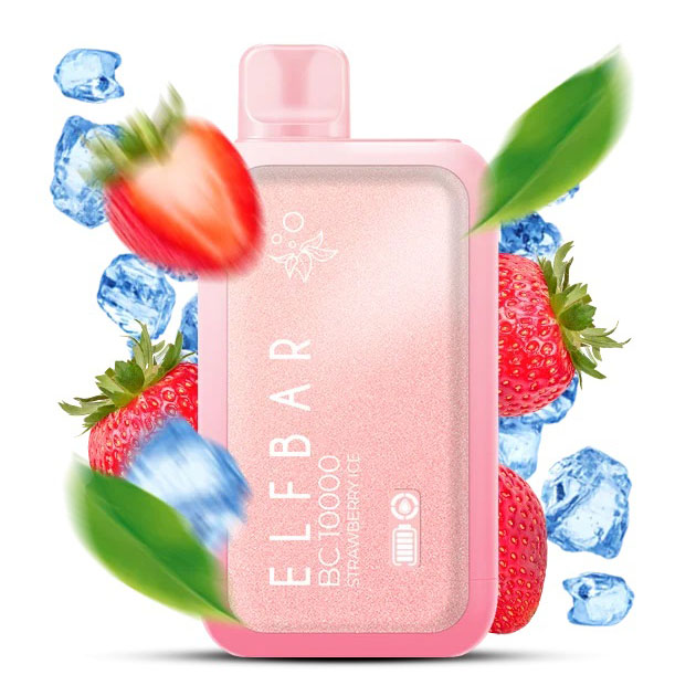 Elf Bar BC10000. Полуниця (Strawberry Ice)