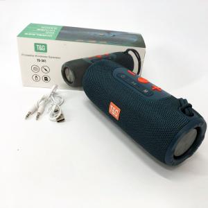 Портативна колонка Bluetooth TG341 зі шнурком, Бездротова колонка портативна потужна. Колір: синій