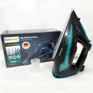 Праска Rainberg RB-6310 3200W, парова праска, керамічна підошва, потужна праска, праска прасувальна