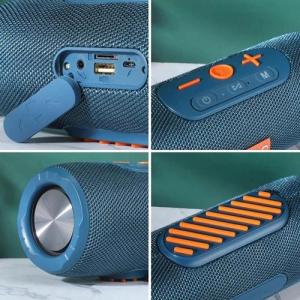 Портативна колонка Bluetooth TG341 зі шнурком, Бездротова колонка портативна потужна. Колір: синій