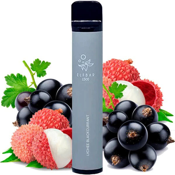 Elf Bar Original (Ельф Бар) 1500 тяг. Лічи чорна смородина (Lychee blackcurrant)