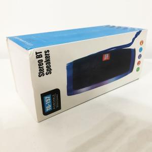 Портативна bluetooth колонка вологостійка TG157 Pulse з різнокольоровою підсвіткою. Колір червоний