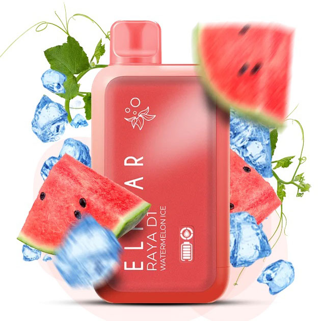 Elf Bar RAYA D1 5% 13000. Кавун (Watermelon Ice)