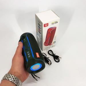 Портативна колонка Bluetooth з LED підсвічуванням TG288, акумуляторна колонка для музики. Колір: зелений
