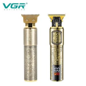Машинка для стрижки волосся VGR V-073 акумуляторний бездротовий триммер для бороди та вусів