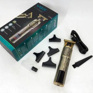 Машинка для стрижки волосся VGR V-073 акумуляторний бездротовий триммер для бороди та вусів