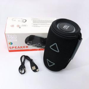 Bluetooth-колонка TG657 з RGB підсвічуванням 1500 mAh, Bluetooth колонка для гарної музики. Колір: чорний