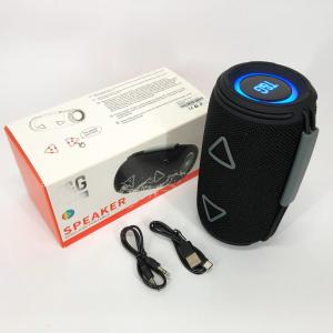 Bluetooth-колонка TG657 з RGB підсвічуванням 1500 mAh, Bluetooth колонка для гарної музики. Колір: чорний