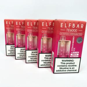 Elf Bar TE6000 5%. Полуниця (Strawberry Ice)