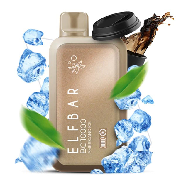 Elf Bar BC10000. Американо лід (Americano ice)