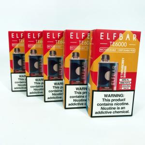 Elf Bar TE6000 5%. Полуниця Банан (Strawberry Banana)