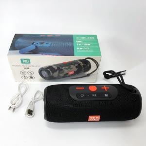 Портативна Bluetooth колонка TG341 зі шнурком, акумуляторна переносна колонка. Колір: чорний