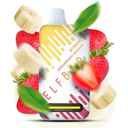 Elf Bar BC18000 Original 5% перезаряджаємий под. Полуниця Банан (Strawberry Banana)