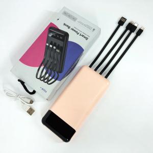 Павербанк Power Bank UKC 50000mAh Мобільна зарядка зовнішній акумулятор портативний павер. Колір: рожевий