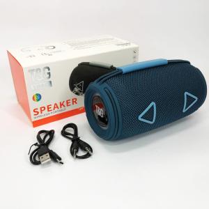 Bluetooth-колонка TG657 з RGB підсвічуванням 1500 mAh, музичні стовпчики для вулиці. Колір: синій