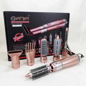 Щипці фен для волосся мультистайлер GEMEI GM-4831 7в1, класичний фен для волосся потужний для волосся