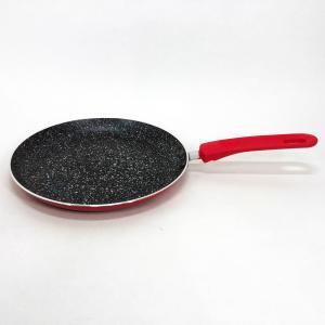 Сковорідка для млинців Con Brio СВ-2324 Eco Granite, сковорода з товстим дном. Колір: червоний
