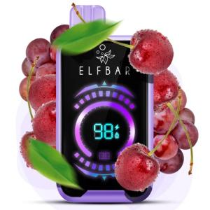 ELF BAR FS18000 5%. Виноград Вишня (Grape Cherry)