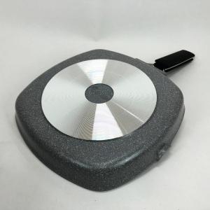Сковорода-гриль лита Con Brio СВ-2403, 24см Eco Granite, сковорода з товстим дном, сковорода для дому