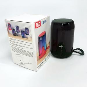 Портативна колонка TG652 5W з RGB підсвічуванням та ремінцем, колонка з акумулятором блютуз. Колір: зелений