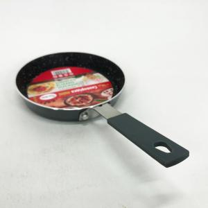 Антипригарна сковорода Con Brio CB-1414, 14см, Міні, Eco Granite, сковорода для дому. Колір: сірий