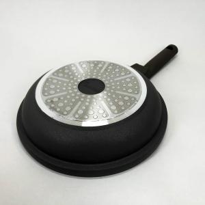 Сковорода Con Brio CB-2026 Eco Granite Premium 20 см, Сковорода для дому якісна. Колір: сірий
