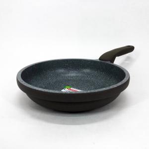 Сковорода Con Brio CB-2026 Eco Granite Premium 20 см, Сковорода для дому якісна. Колір: сірий