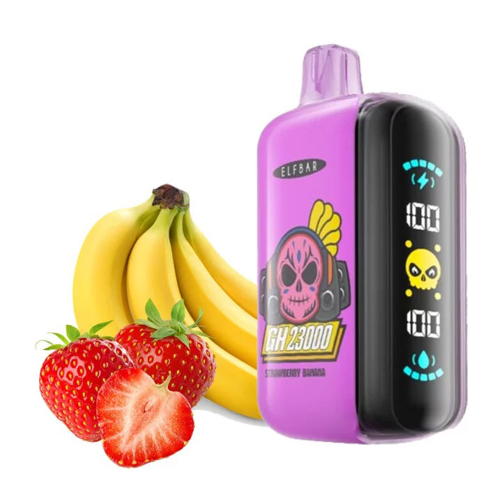 ELF BAR GH 23000 5%. Полуниця Банан (Strawberry Banana)