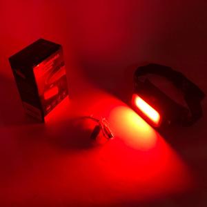 Ліхтар налобний BL-008+COB (white+red), червоне світло, водозахист, вбудований акумулятор