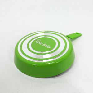 Сковорода Con Brio CB-1414, 14см, Міні, Eco Granite, сковорода зручна на кухню Green
