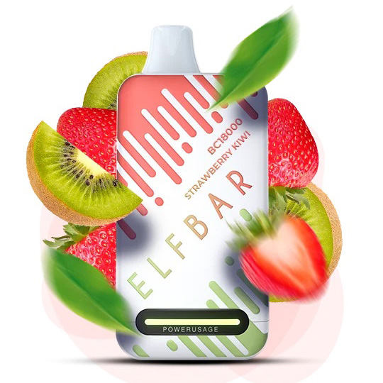 Elf Bar BC18000 Original 5% перезаряджаємий под. Полуниця Ківі (Strawberry Kiwi)