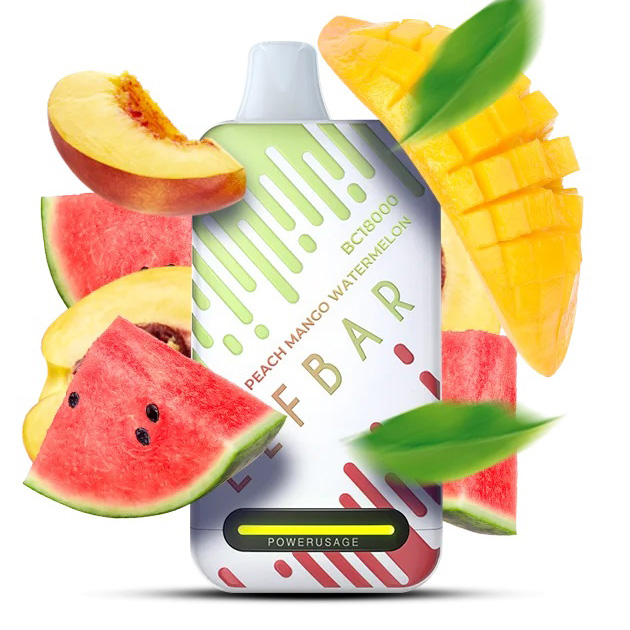 Elf Bar BC18000 Original 5% перезаряджаємий под. Персик Манго Кавун (Peach Mango Watermelon)