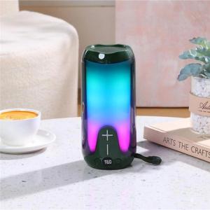 Bluetooth-колонка TG651 з RGB ПІДСВІТКОМ, Bluetooth колонка для гарної музики. Колір: зелений