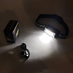 Ліхтар налобний YY-19C-5SMD+COB white+yellow+red Motion Sensor, Потужний світлодіодний ліхтарик на голову