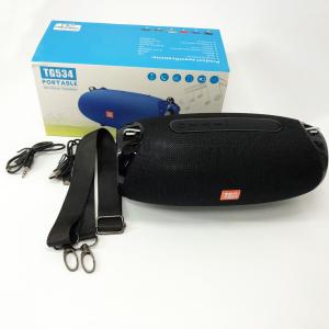 Портативна колонка Bluetooth TG534 SD IPX5 з ремінцем, акумуляторна колонка для музики. Колір: чорний