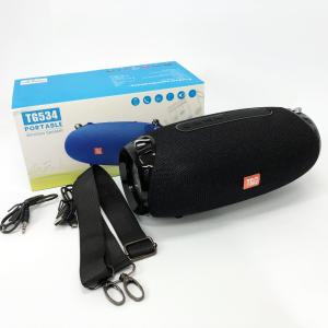 Портативна колонка Bluetooth TG534 SD IPX5 з ремінцем, акумуляторна колонка для музики. Колір: чорний