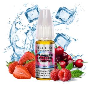Рідина ELFLIQ 10мл 5%. Полуниця Малина Вишня (Strawberry Raspberry Cherry Ice)