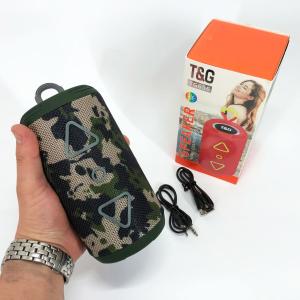 Bluetooth колонка портативна TG656 FM-радіо, Гучна колонка для вечірки. Колір: камуфляж