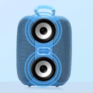 Портативна Bluetooth колонка TG658 8W з RGB підсвічуванням, акумуляторна переносна колонка. Колір: синій