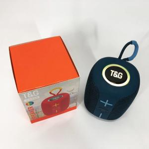 Портативна Bluetooth колонка TG658 8W з RGB підсвічуванням, акумуляторна переносна колонка. Колір: синій