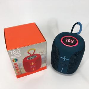 Портативна Bluetooth колонка TG658 8W з RGB підсвічуванням, акумуляторна переносна колонка. Колір: синій