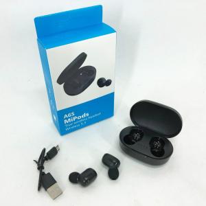 Навушники бездротові блютуз TWS MiPods A6S True, бездротові навушники для смартфона. Колір чорний