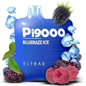 Elf Bar Pi9000. Синя малина (Blue Razz Ice)