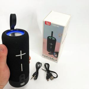 Портативна Bluetooth колонка TG619C FM-радіо USB/TF з ремінцем, Колонка для музики. Колір: чорний